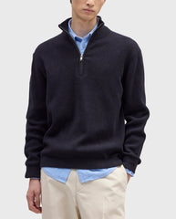 Danny Quarter Zip Navy Blue