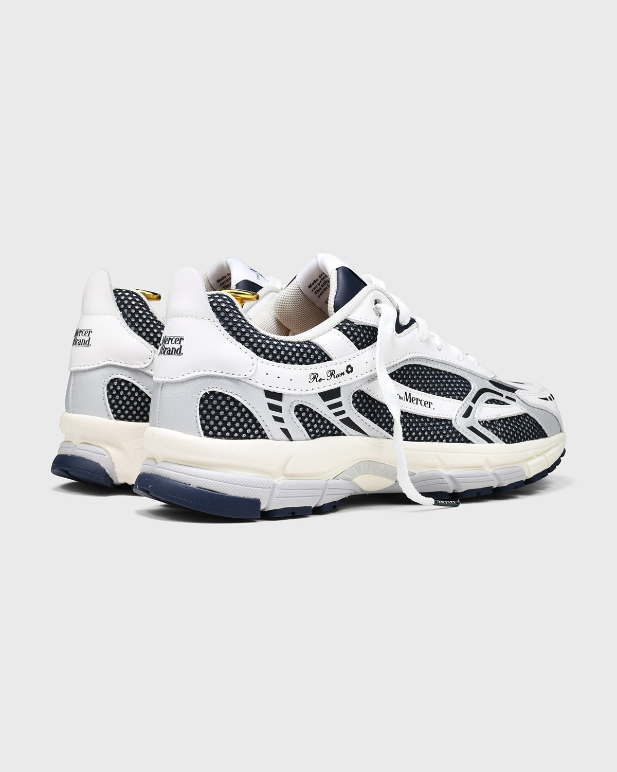 The Re-Run White Silver Navy