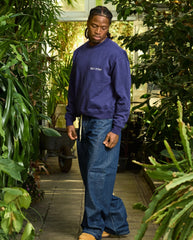 Blossoms Crewneck Blue