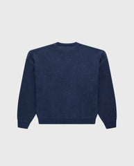 Minimal Logo Knit Navy
