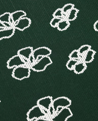 Ribbed Flower Knit Green