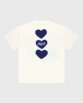 Blue Triple Heart T-Shirt