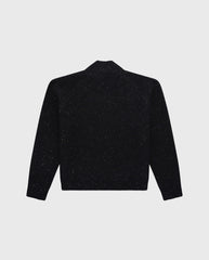 Wool Knitted Jacket Black
