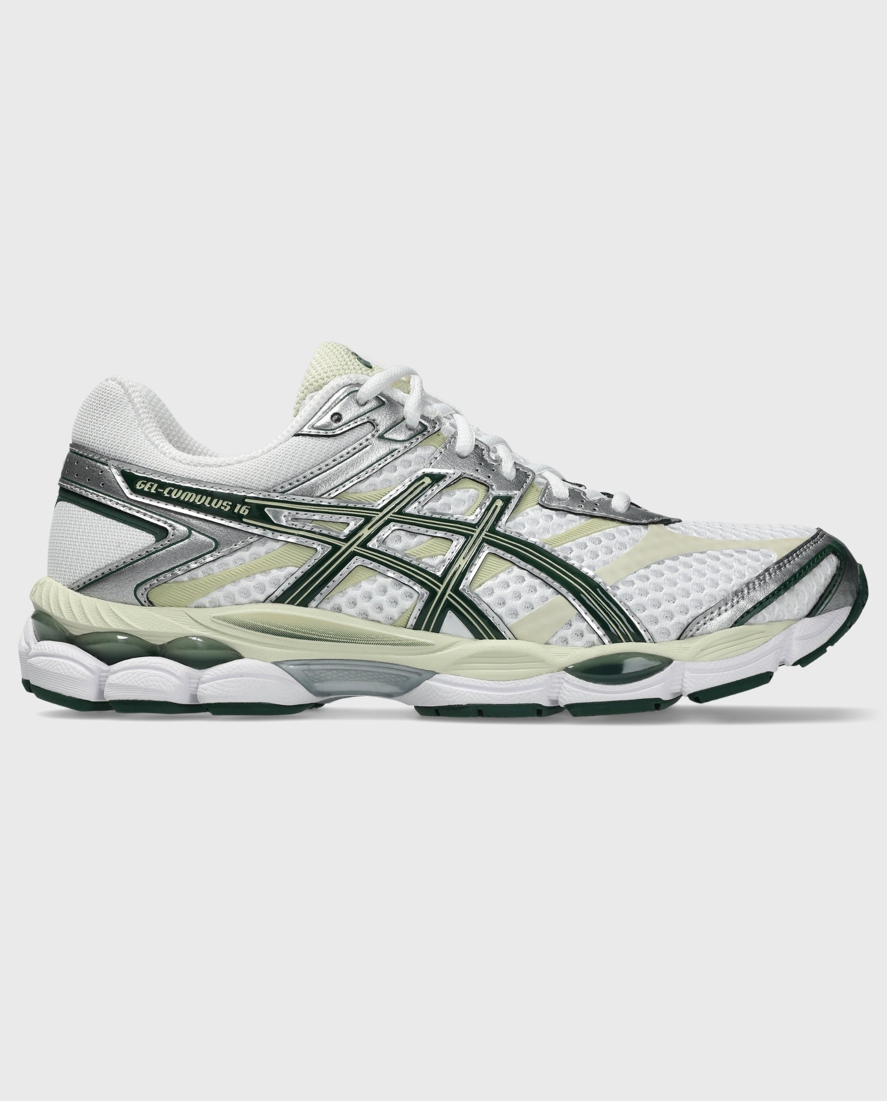 Asics Gel-Cumulus 16 White / Forest Night