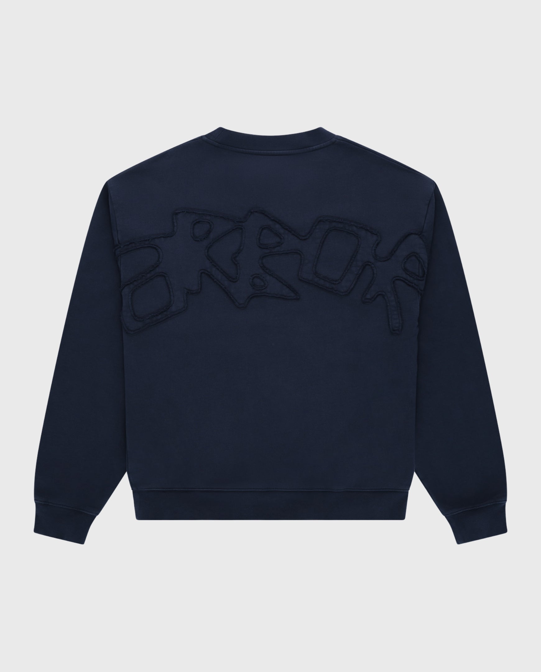 Big Application Crewneck Dark Blue Arbor