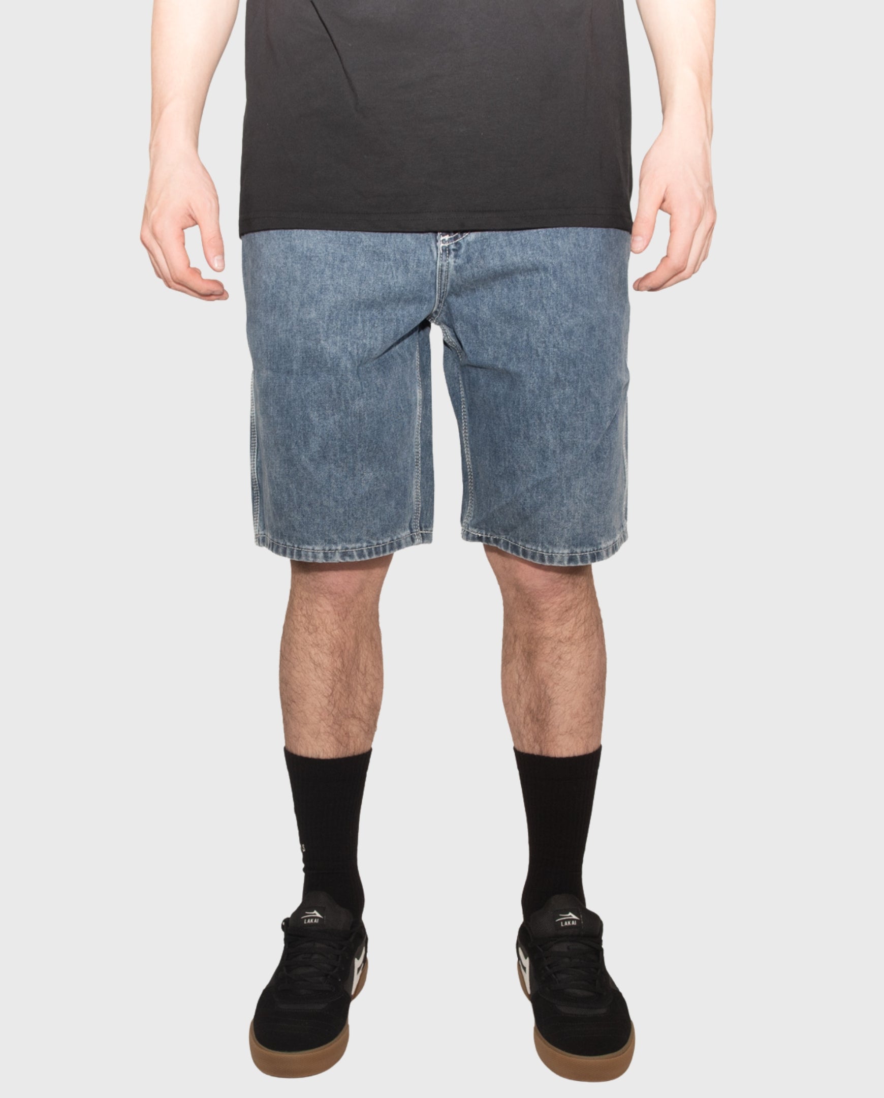 nnsns Bigfoot Short Medium Washed Denim