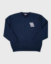 Bisous X3 Crewneck Navy