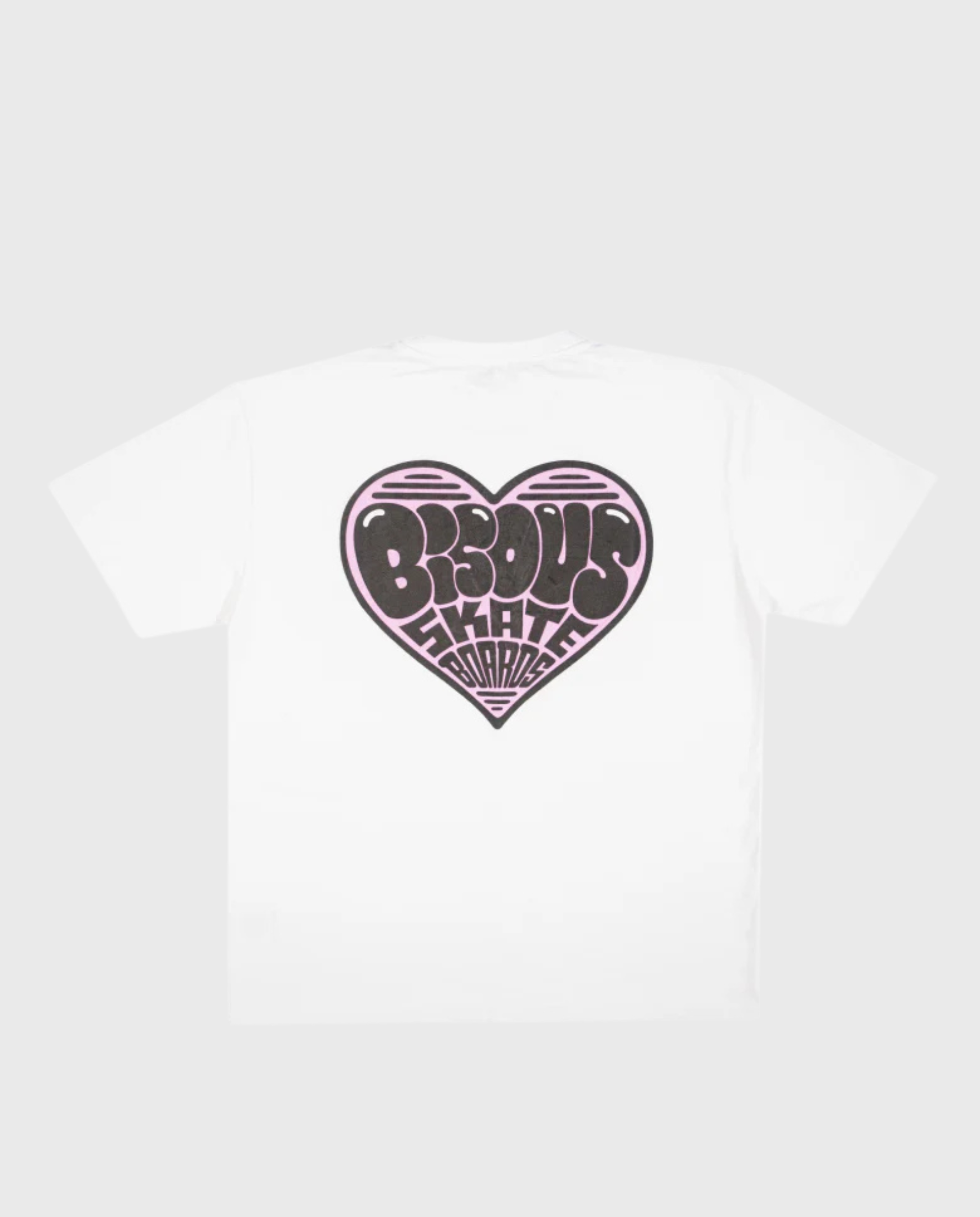 Bisous Heart T-Shirt White