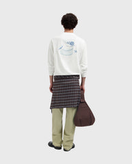 Broken Plate Longsleeve Tee Optical White