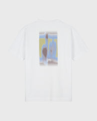 Brushstroke Graphic Boxy T-Shirt Optical White