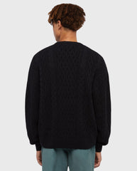 Dickies Script Cable Sweater Black