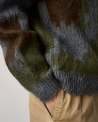 Mohair Sweater Jungle Camo
