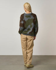 Mohair Sweater Jungle Camo