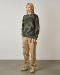 Mohair Sweater Jungle Camo