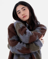 Mohair Sweater Jungle Camo