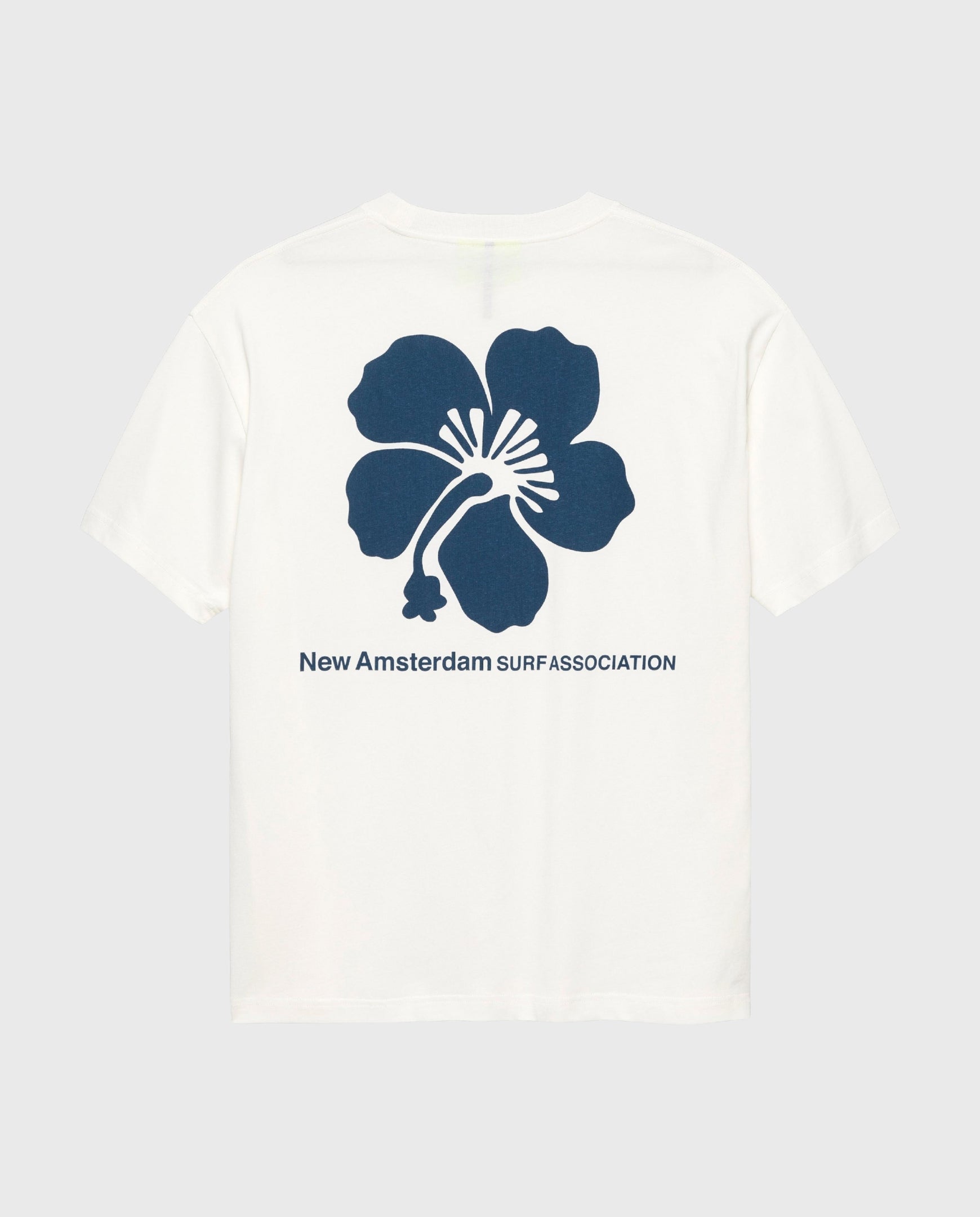 Hibiscus T-Shirt Washed White