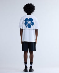 Hibiscus T-Shirt Washed White