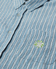 Apollo Striped Shirt Pool Blue