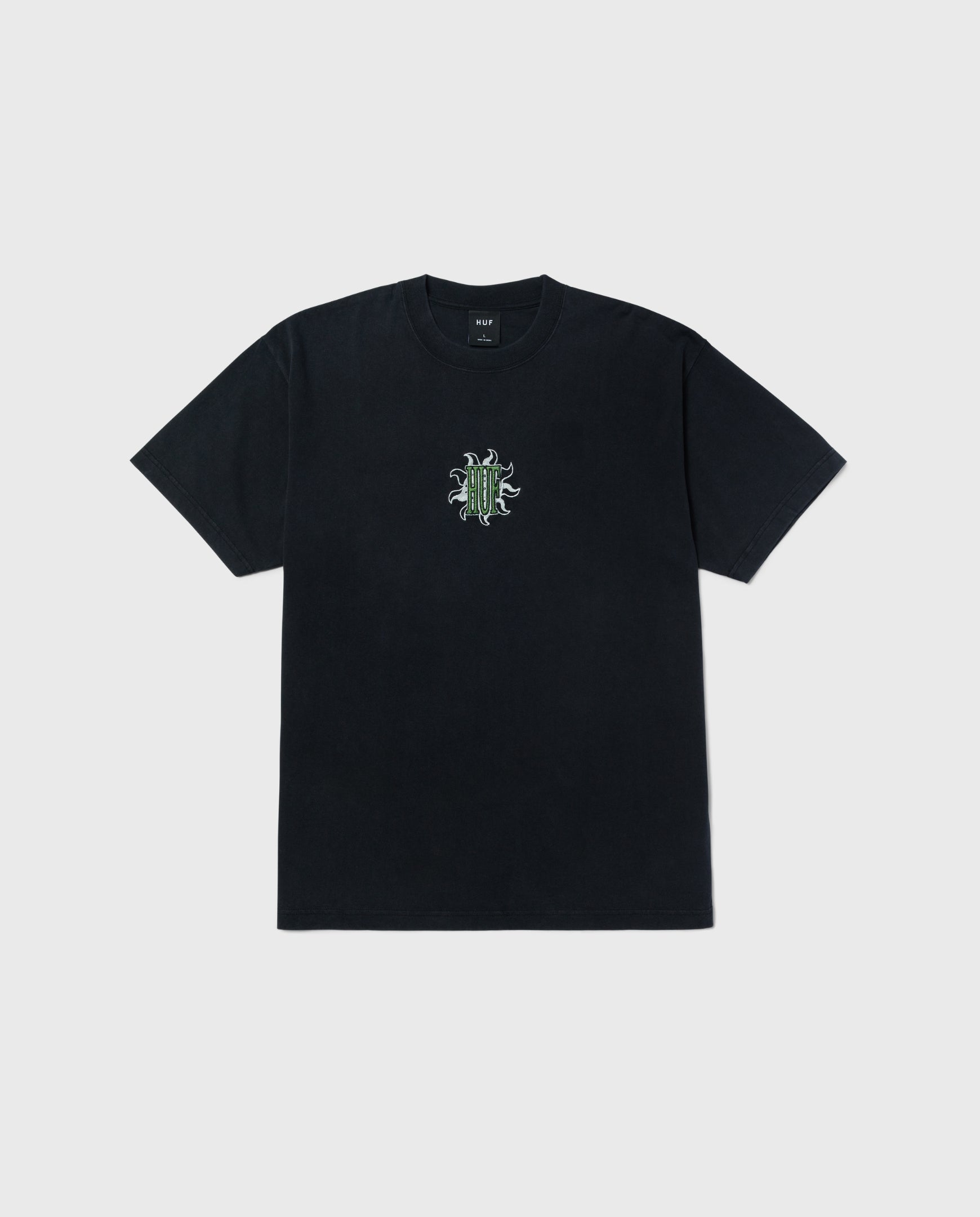 HUF Apollo Washed T-Shirt Washed Black