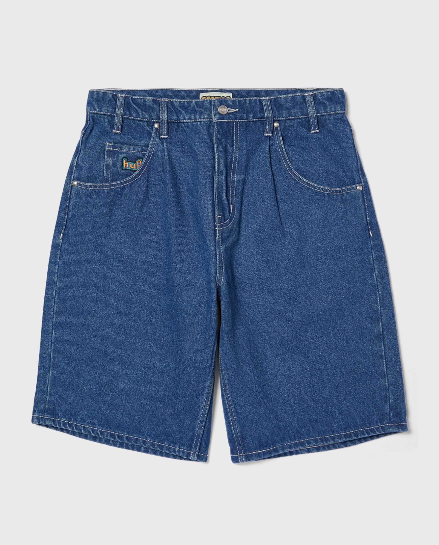 Huf Cromer Short Stone Wash Indigo