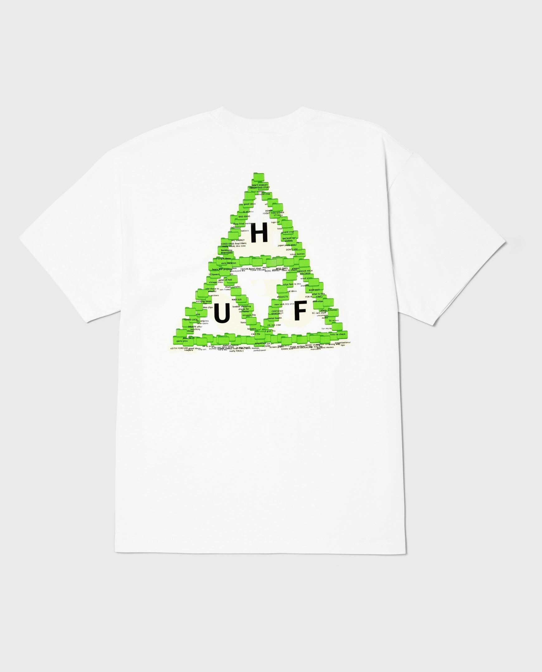Huf T-Shirt Desktop White