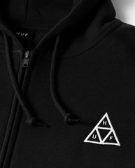 Huf Set Triple Triangle Full Zip Hoodie Black
