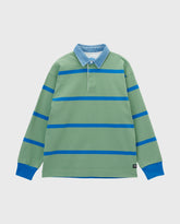 Langdon Rugby Shirt Olive / Blue