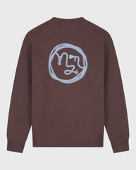 Lasso Face Crewneck Chocolateplum