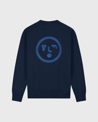 Lined Face Crewneck Navy
