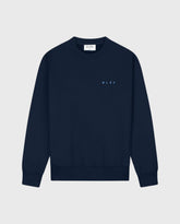 Lined Face Crewneck Navy