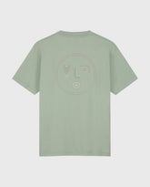 Lined Face T-Shirt Green Milieu