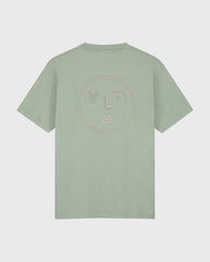 Lined Face T-Shirt Green Milieu