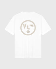 Lined Face T-Shirt White