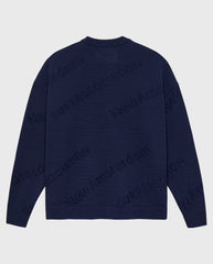 Logo Jacquard Crewneck Night