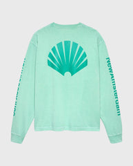 Logo Longsleeve Ocean Wave/Sea Green
