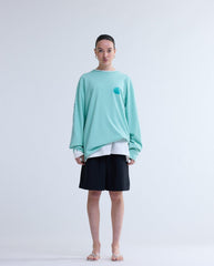 Logo Longsleeve Ocean Wave/Sea Green