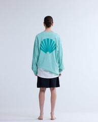 Logo Longsleeve Ocean Wave/Sea Green