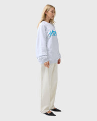 Love Connect Crewneck Sweater Grey Melange