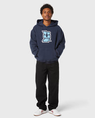 Megablast Reverse Hoodie Navy