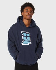 Megablast Reverse Hoodie Navy