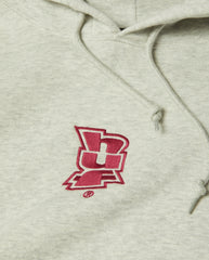 Megablast Emb Hoodie Ash