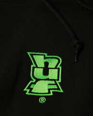 Megablast Emb Hoodie Black