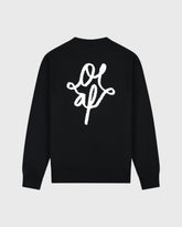 Monogram Graphic Crewneck Black