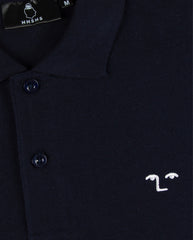 Face-Off Embroidered Polo Navy