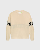 Name Crew Knit Ecru/Black