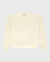 Needle Drop Crewneck Cream