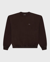 Needle Drop Crewneck Brown