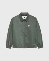 Nylon Coach Jacket Shark Green