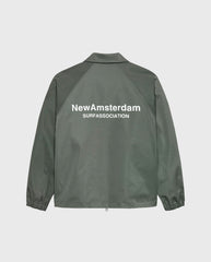 Nylon Coach Jacket Shark Green