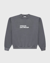 Puff Logo Crewneck Grey Arbor Antwerp